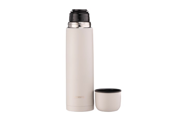 ARDESTO Thermal Bottle Bright City 1000 ml, beige, stainless steel