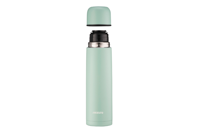 ARDESTO Thermal Bottle Bright City 1000 ml, green, stainless steel