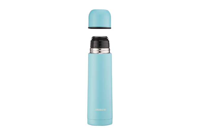 ARDESTO Thermal Bottle Bright City 500 ml, blue, stainless steel