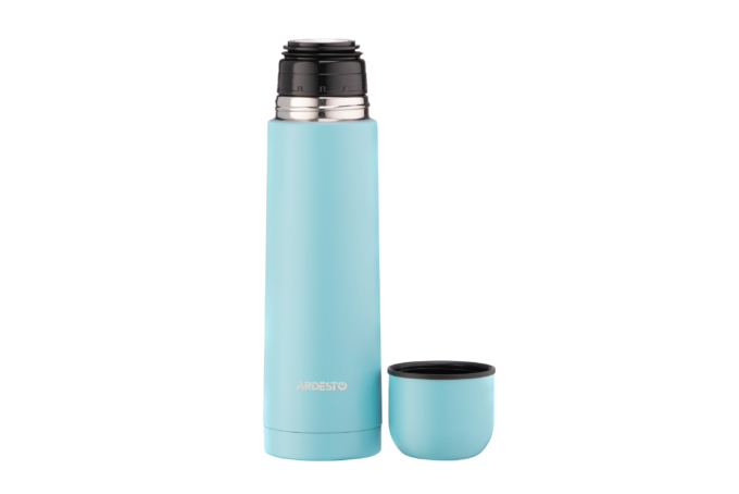 ARDESTO Thermal Bottle Bright City 500 ml, blue, stainless steel