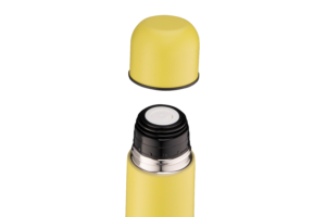 ARDESTO Thermal Bottle Bright City 500 ml, yellow, stainless steel