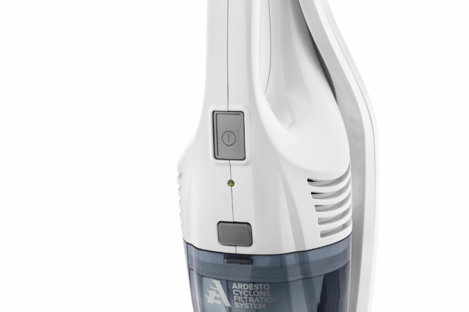 ARDESTO Cordless VC, 85W, dust cont -0.5L, battery operation up to 35min, HEPA, white