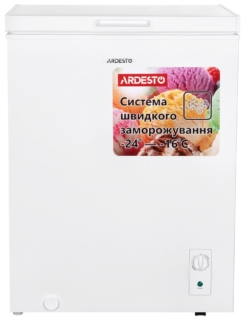 ARDESTO Chest freezer, 142L, A+, ST, ref mode, white