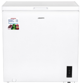 ARDESTO Chest freezer, 198L, A+, ST, display ext, ref mode, white