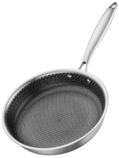 ARDESTO Fry pan Black Mars Avior, 24cm, Triply stainless steel