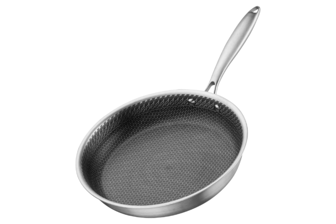 ARDESTO Fry pan Black Mars Avior 28 cm, Triply stainless steel