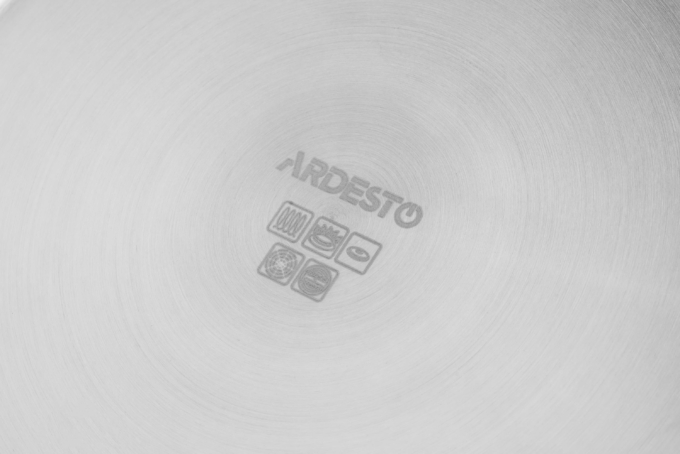 ARDESTO Fry pan Black Mars Avior 28 cm, Triply stainless steel