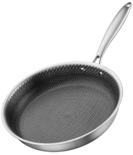 ARDESTO Fry pan Black Mars Avior 28 cm, Triply stainless steel