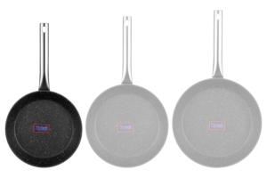 ARDESTO Fry pan Gemini Abetone, 24cm, aluminium, black