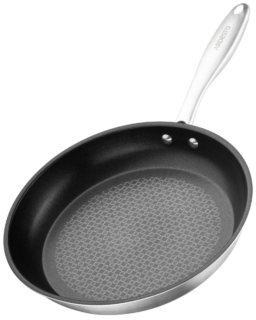 ARDESTO Fry pan Gemini Gazzo 28 cm, grey, stainless steel