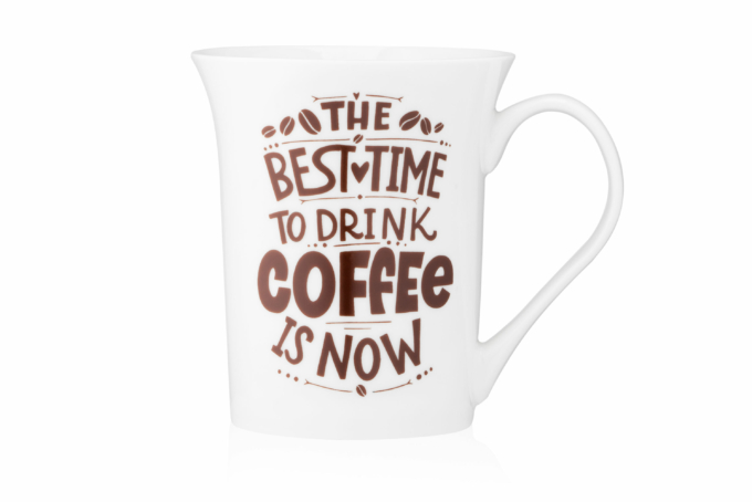 ARDESTO Mug Coffee time, 370 ml , new bone china