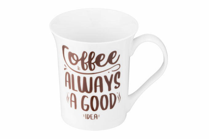 ARDESTO Mug Coffee time, 370 ml , new bone china