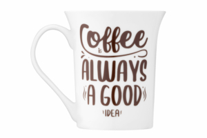 ARDESTO Mug Coffee time, 370 ml , new bone china