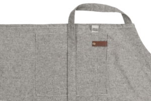 ARDESTO Apron Oliver gray, 100% cotton