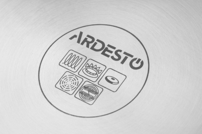 ARDESTO Frying pan deep Gemini 28 cm, stainless steel