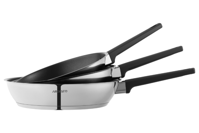 ARDESTO Frying pan deep Gemini 28 cm, stainless steel