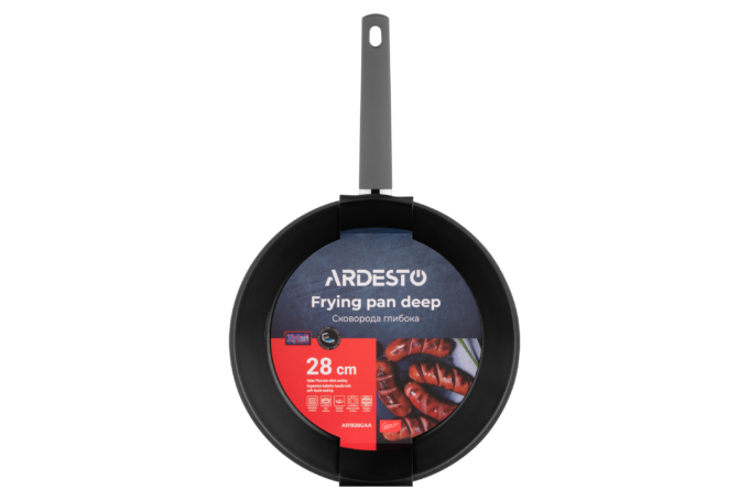 ARDESTO Frying pan deep Gemini 28 cm, stainless steel