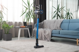 ARDESTO Cordless VC, 32W, dust cont -0.6L, battery operation up to 60min, HEPA, black with blue