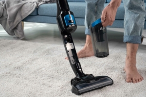 ARDESTO Cordless VC, 140W, dust cont -1L, battery operation up to 50min, HEPA, black with blue