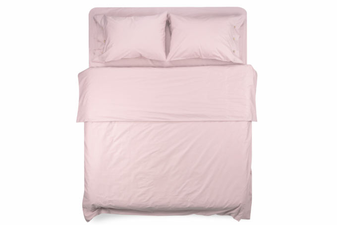 ARDESTO Fitted Sheet Mix&Match, sateen, blush, 160×200+30cm, 100% cotton