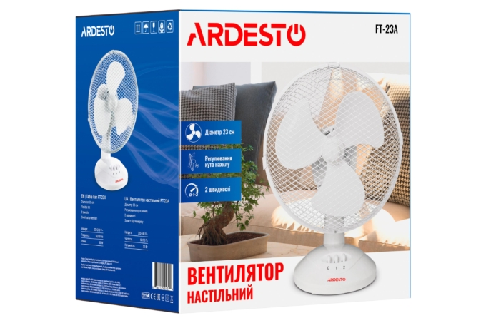 ARDESTO Table Fan FT-23A