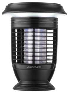 ARDESTO mosquito killer lantern, 5W, 14 hours oper. time, 6000-6500K, solar powered, battery cap. 2000 mAh, USB-C/USB-A, black