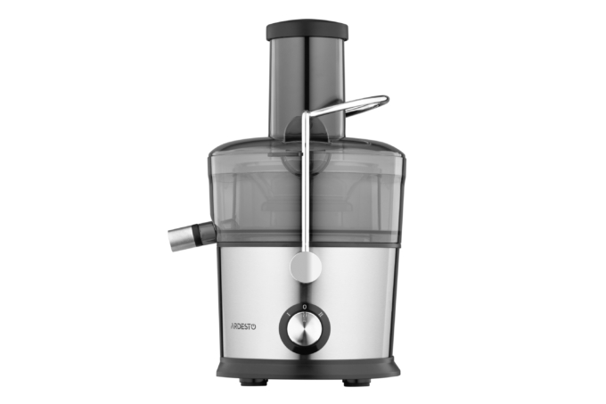 ARDESTO centrifugal juicer, 1100W, bowl-1L, plastic/iron, silver-black