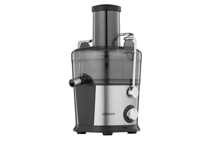 ARDESTO centrifugal juicer, 1100W, bowl-1L, plastic/iron, silver-black