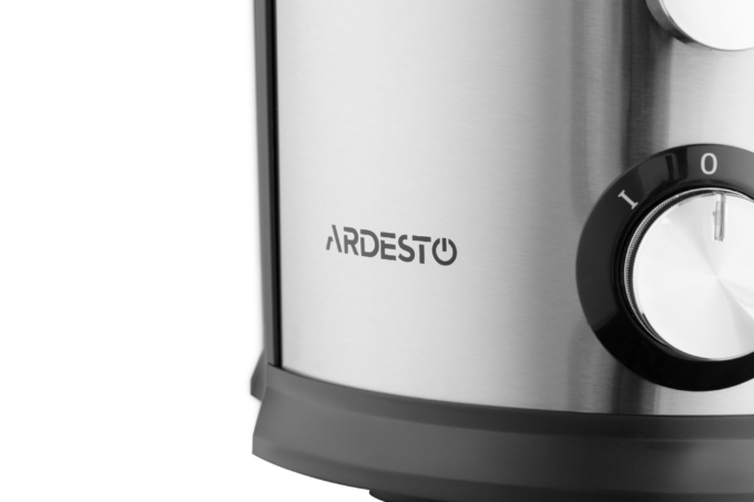 ARDESTO centrifugal juicer, 1100W, bowl-1L, plastic/iron, silver-black