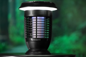 ARDESTO mosquito killer lantern, 5W, 14 hours oper. time, 6000-6500K, solar powered, battery cap. 2000 mAh, USB-C/USB-A, black