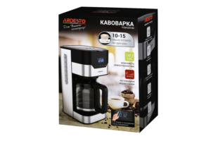 ARDESTO Coffe maker drip FCM-D3100, 1,5L, ground, black-silver