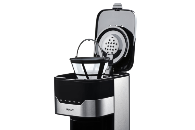 ARDESTO Coffe maker drip FCM-D3100, 1,5L, ground, black-silver