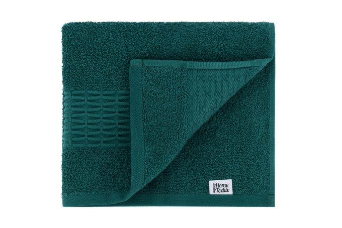 ARDESTO Terry towel set Lotus 2 pcs., 50х90cm, 70х140cm, 100% cotton, emerald