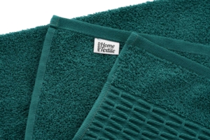 ARDESTO Terry towel set Lotus 2 pcs., 50х90cm, 70х140cm, 100% cotton, emerald