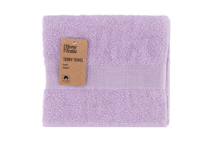 ARDESTO Terry towel Benefit, 50х90cm, 100% cotton, lilac