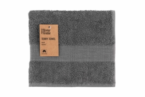 ARDESTO Terry towel Benefit, 50х90cm, 100% cotton, grey