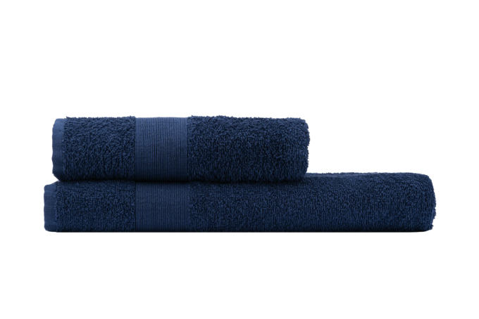 ARDESTO Terry towel Benefit, 50х90cm, 100% cotton, dark blue