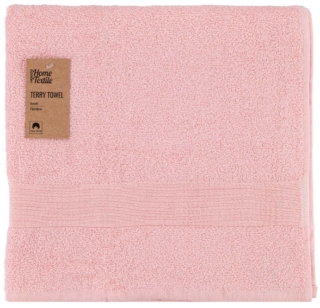 ARDESTO Terry towel Benefit, 70х140cm, 100% cotton, pink