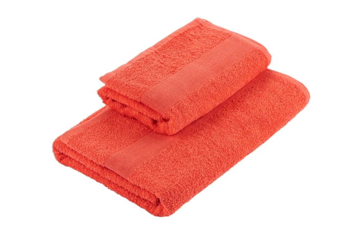 ARDESTO Terry towel Benefit, 70х140cm, 100% cotton, coral