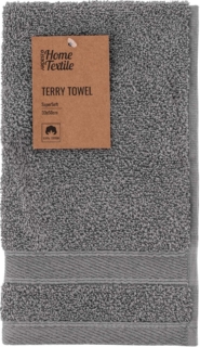 ARDESTO Terry towel SuperSoft, grey, 30x50cm, 100% cotton