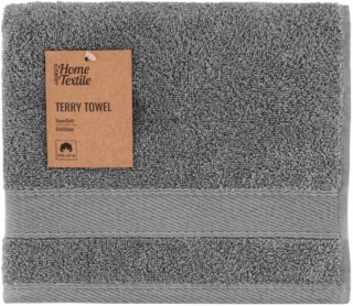 ARDESTO Terry towel SuperSoft, grey, 50x90cm, 100% cotton