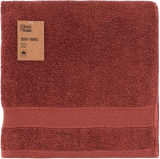 ARDESTO Terry towel SuperSoft, terracotta, 70x140cm, 100% cotton