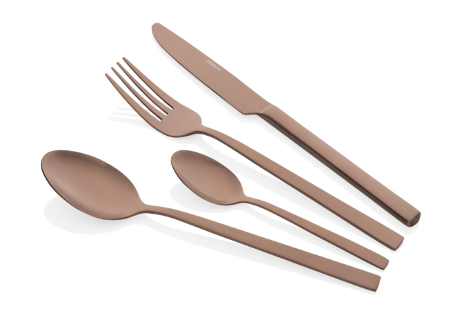 ARDESTO Cutlery set Black Mars Favola 4pcs., copper, stainless steel