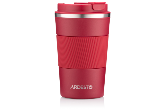 ARDESTO Travel mug Urban 380 ml, s/s, viva magenta