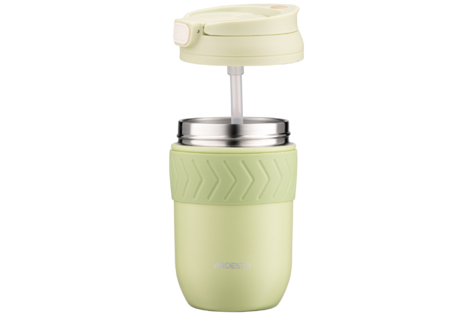 ARDESTO Travel mug Cosy 400 ml, s/s, green