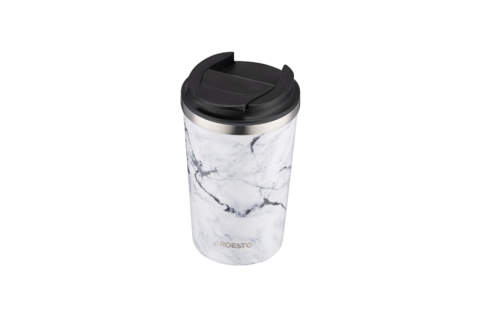 ARDESTO Travel mug Marmo 360 ml, stainless steel