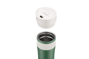 ARDESTO Travel mug CaldoCup 450 ml, stainless steel, green