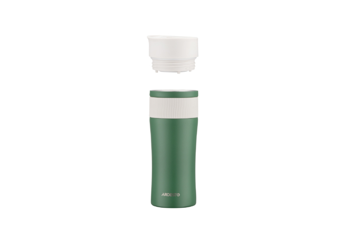 ARDESTO Travel mug CaldoCup 450 ml, stainless steel, green