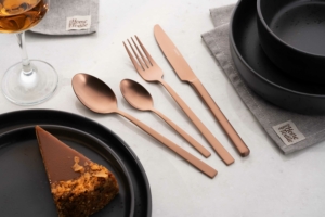 ARDESTO Cutlery set Black Mars Favola 4pcs., copper, stainless steel