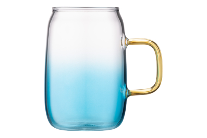 ARDESTO Borosilicate glass mug set Blue Atlantic, 300 ml, 2 pcs